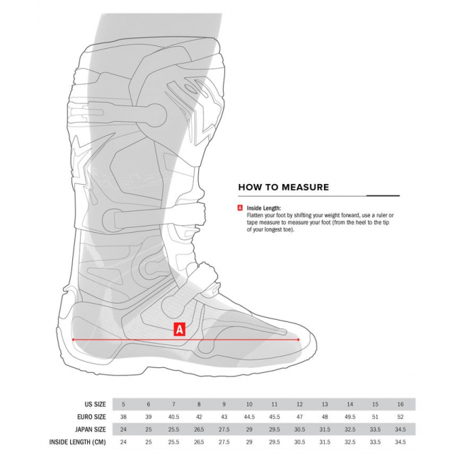 Cizme Alpinestars Tech 7 Enduro Black Red