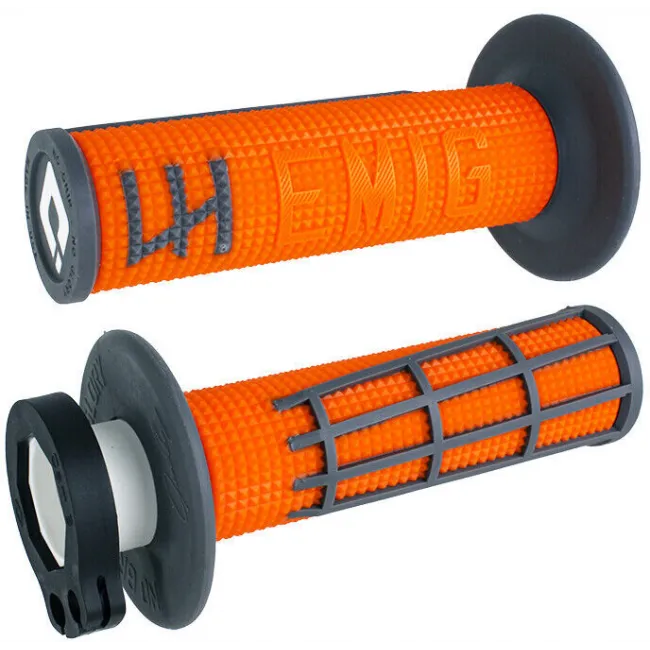 Mansoane lock-on ODI Emig 2.0 Orange Graphite