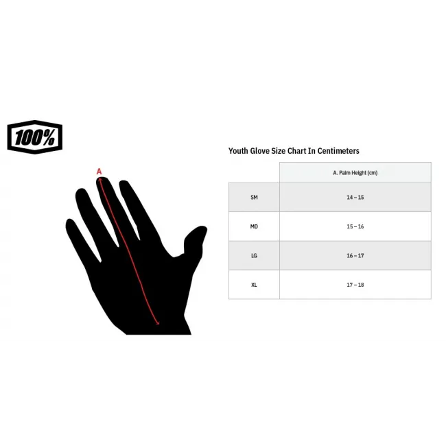 Manusi copii 100% Brisker Yellow Fluo