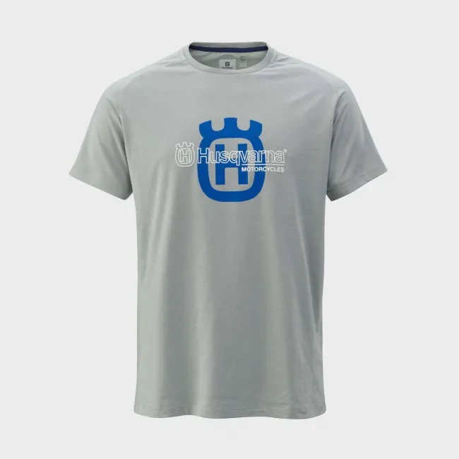 Tricou Husqvarna Origin Light Grey