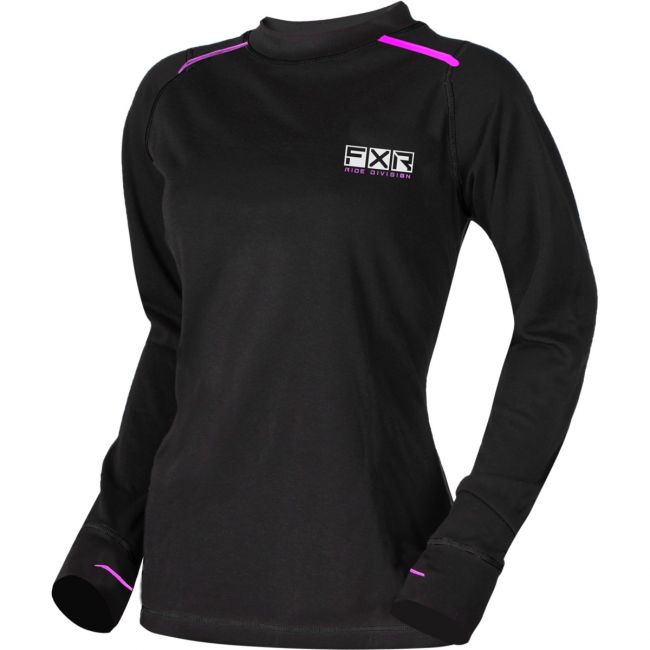 Bluza corp dama Merino FXR Endeavor Black Pink