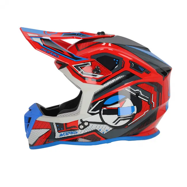 Casca Acerbis Linear 2206 Red Blue