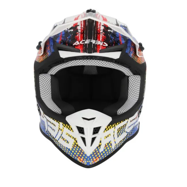 Casca Acerbis Linear 2206 White Blue Red