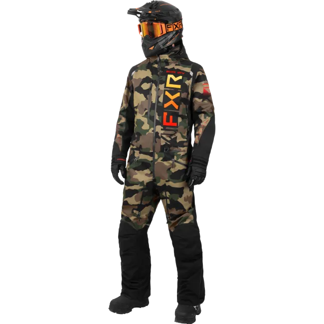 Combinezon snowmobil FXR Helium Insulated Camo Sunset