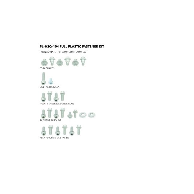 Kit Suruburi Plastice Ktm/Husq 4T 17-19