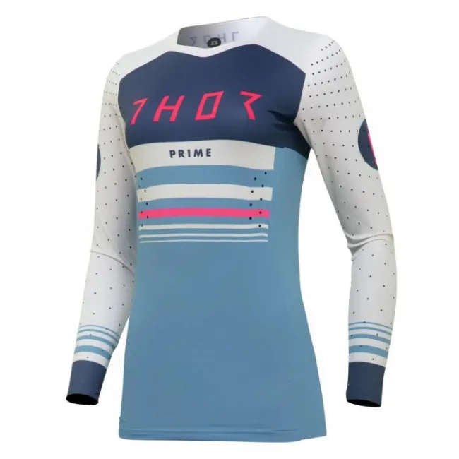 Tricou dama Thor Prime Blaze Blue White