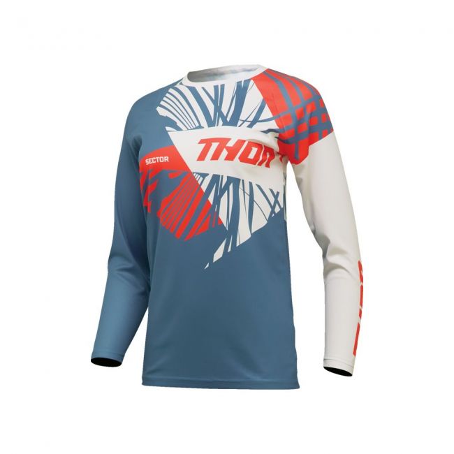 Tricou dama Thor Sector Split Blue White