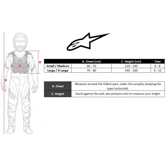 Armura copii Alpinestars Bionic Tech
