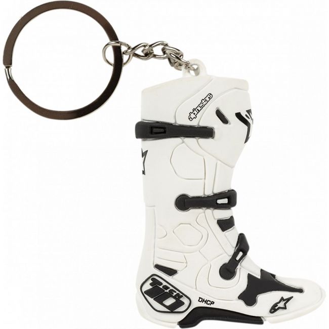 Breloc cizma Alpinestars Tech 10 White