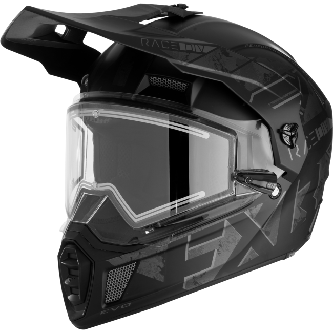Casca snow FXR Clutch X EVO Viziera Incalzita Stealth Black