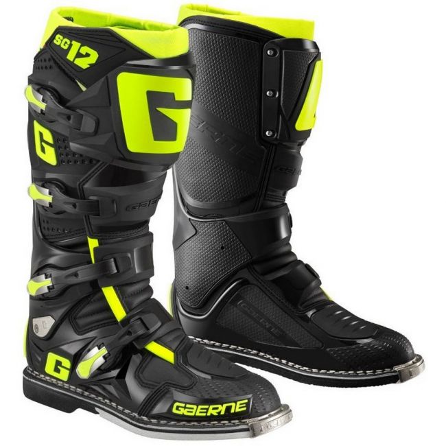 Cizme Gaerne SG12 Black Yellow Fluo