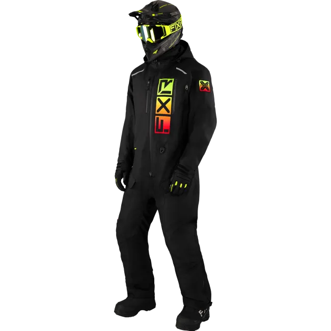 Combinezon snowmobil FXR M Recruit FAST Insulated Black Sherbert 23