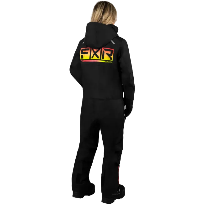 Combinezon dama snow FXR Recruit FAST Black Rasp insulated 23
