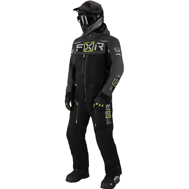 Combinezon snowmobil FXR Maverick Lite Black Char Hivis 23