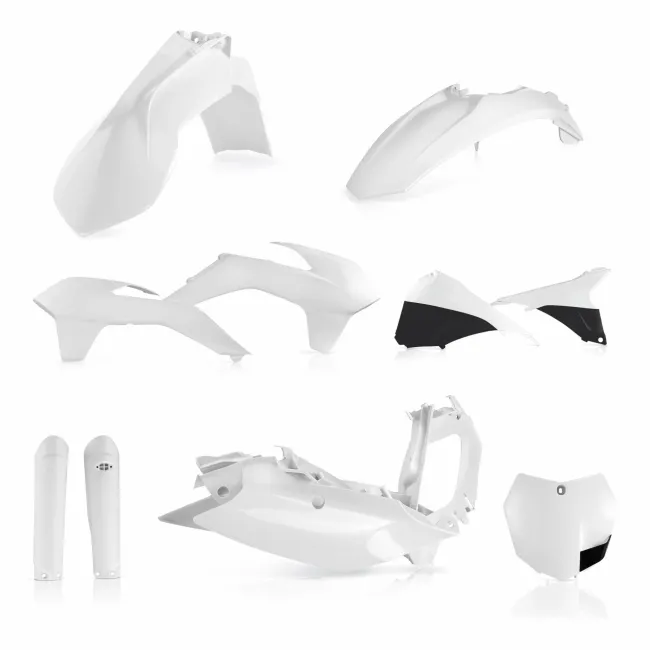 Kit complet plastice KTM SX 125/505 15-16 Acerbis White