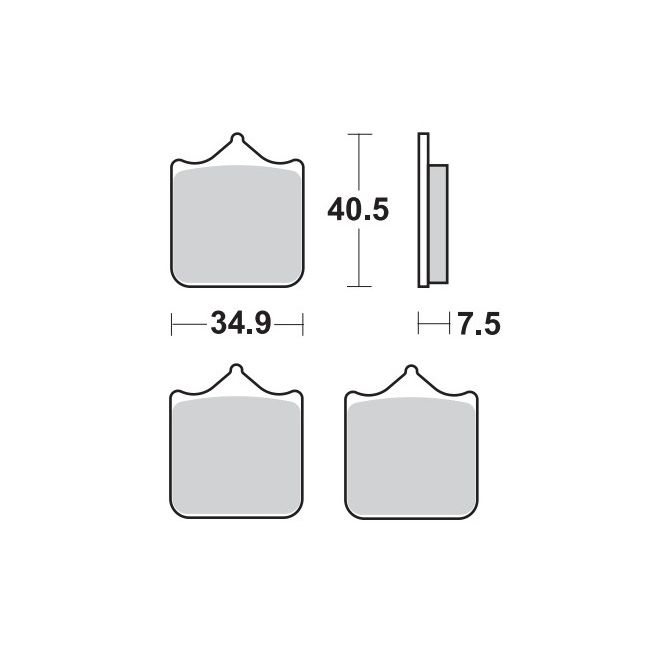 Placute frana fata KTM 690/990 SMC/Duke 04-14 Moto-Master