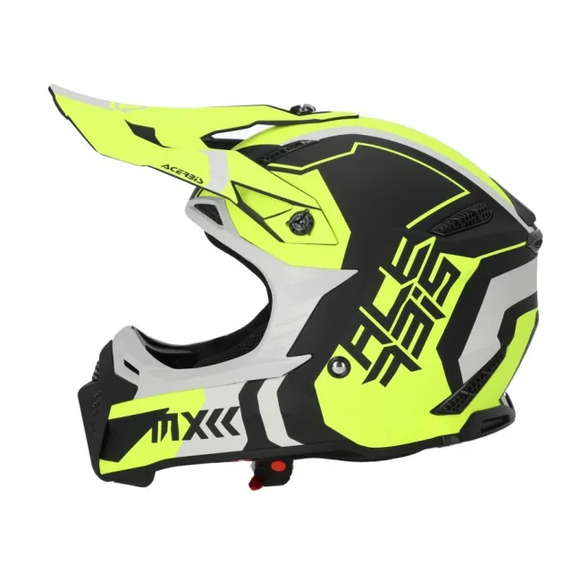 Casca Acerbis Profile 5 Black Yellow Fluo