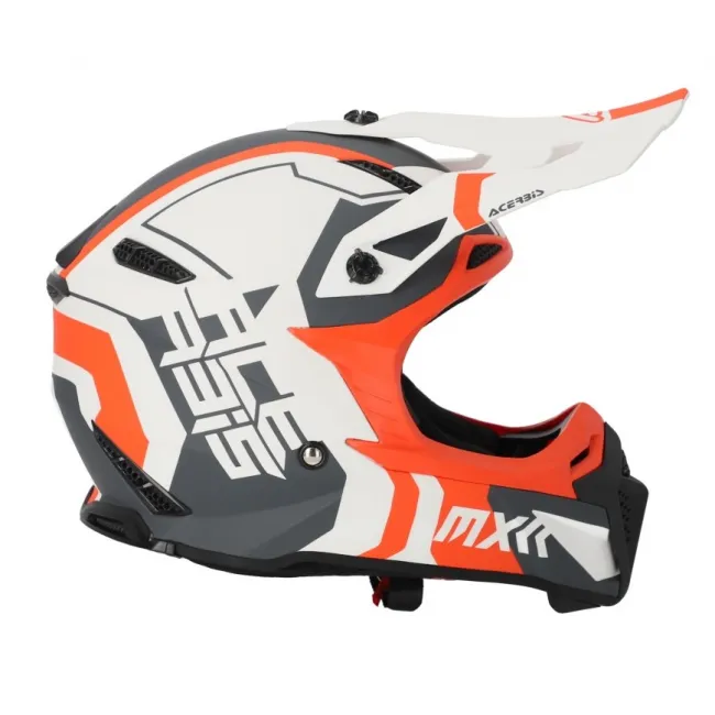 Casca Acerbis Profile 5 White Orange