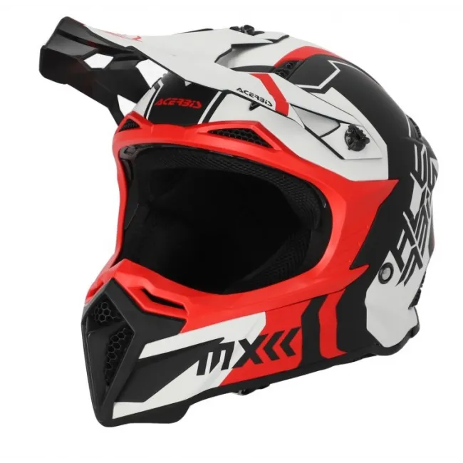 Casca Acerbis Profile 5 White Red