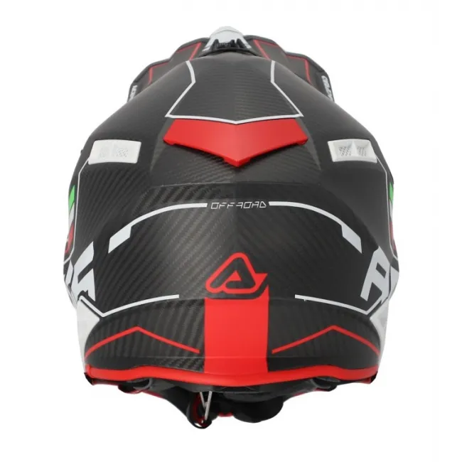 Casca Acerbis Steel Carbon 22.06 Black Red