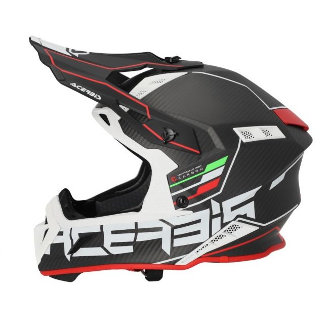 Casca Acerbis Steel Carbon 22.06 Black Red