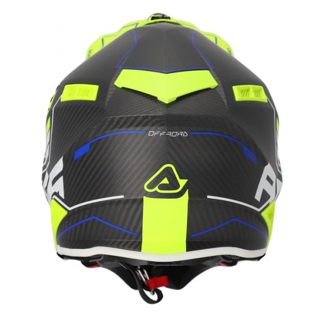 Casca Acerbis Steel Carbon 22.06 Black Yellow Fluo