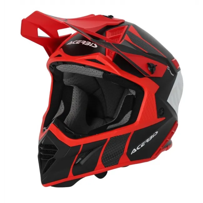 Casca Acerbis X-Track 22.06 Black Red
