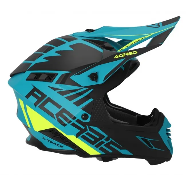 Casca Acerbis X-Track 22.06 Blue Black