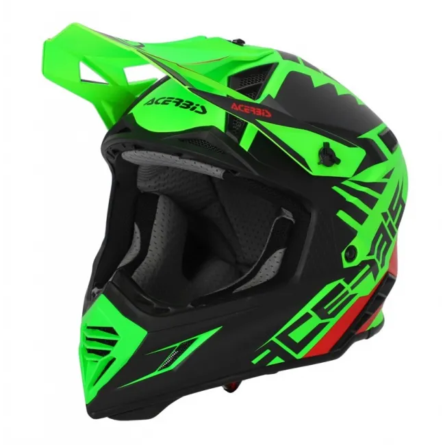 Casca Acerbis X-Track 22.06 Green Black