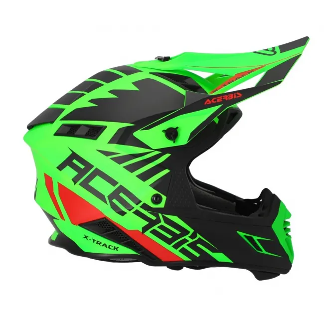 Casca Acerbis X-Track 22.06 Green Black