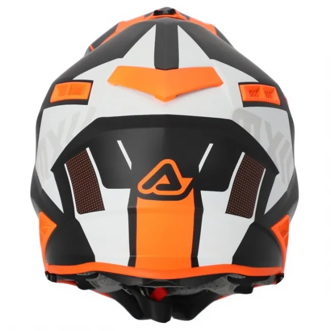 Casca Acerbis X-Track 22.06 Orange Fluo Black