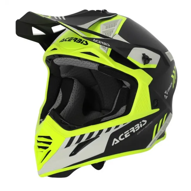 Casca Acerbis X-Track MIPS Black Yellow Fluo