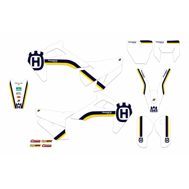 Kit stickere Husqvarna 20-22 Blackbird Blackbird Retro