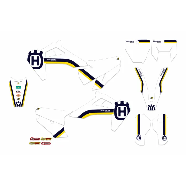Kit stickere Husqvarna 20-22 Blackbird Blackbird Retro