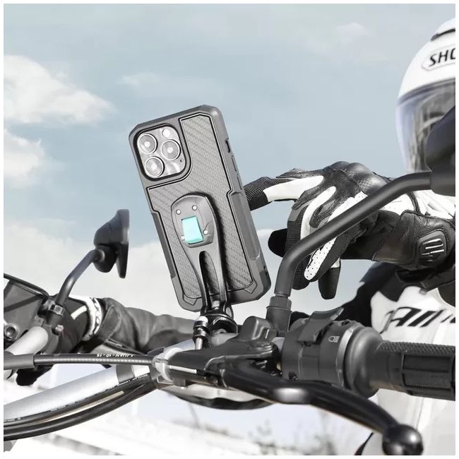 Prindere telefon pe ghidon Cube X-Guard A+ Black