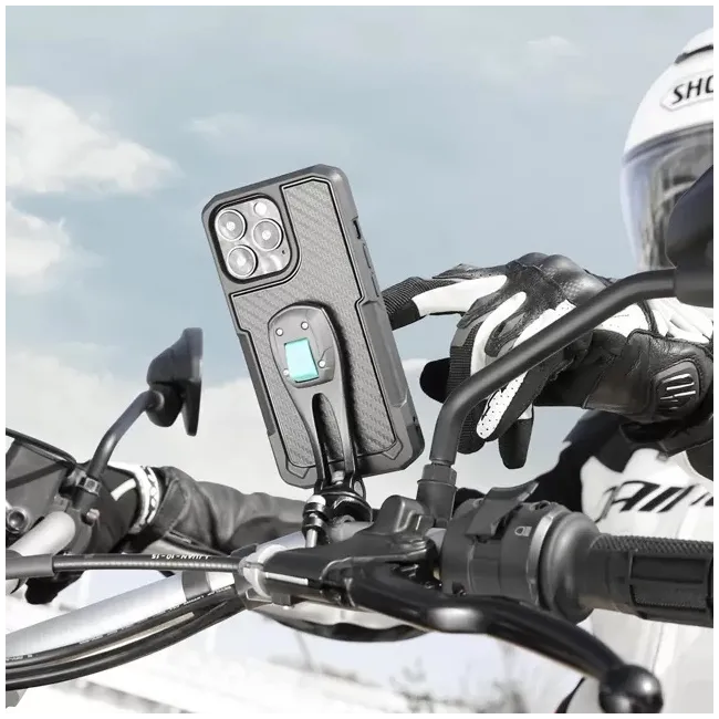 Prindere telefon pe ghidon Cube X-Guard A+ Black