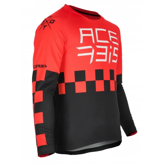 Tricou copii Acerbis MX J-Kid One Red Black