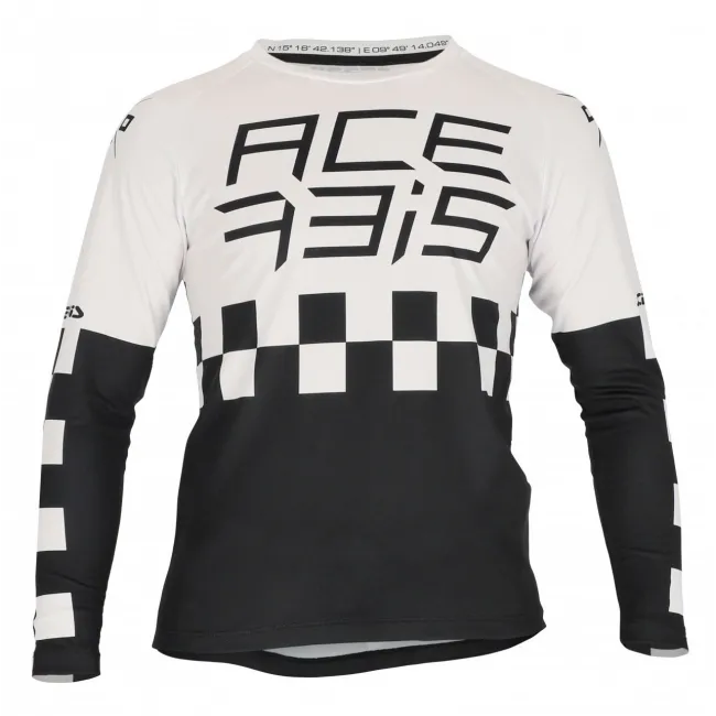 Tricou copii Acerbis MX J-Kid One White Black
