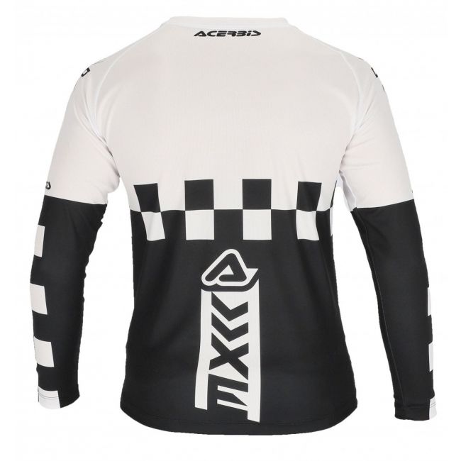 Tricou copii Acerbis MX J-Kid One White Black