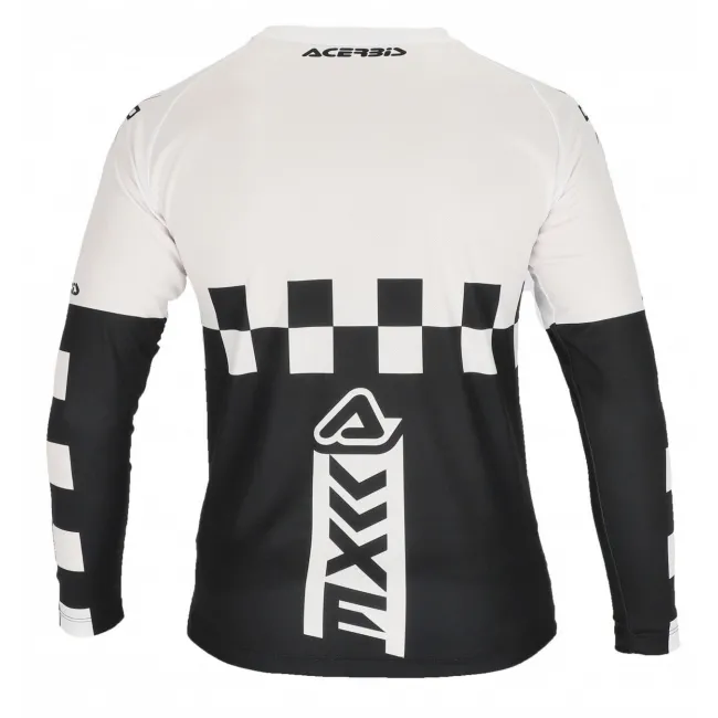 Tricou copii Acerbis MX J-Kid One White Black