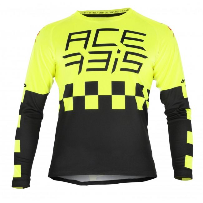 Tricou copii Acerbis MX J-Kid One Yellow Black