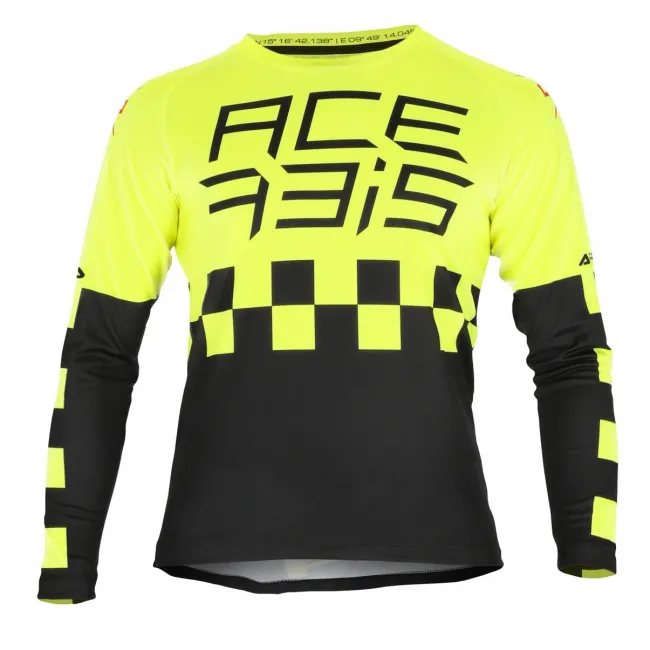 Tricou copii Acerbis MX J-Kid One Yellow Black