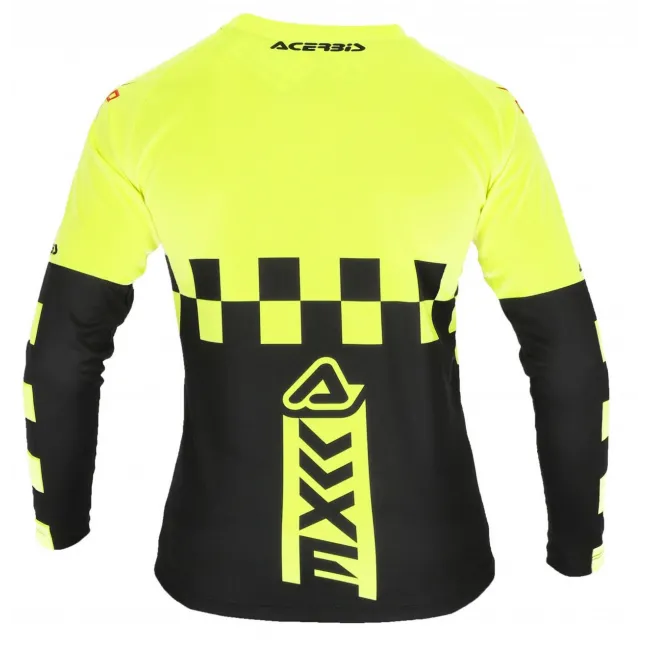 Tricou copii Acerbis MX J-Kid One Yellow Black