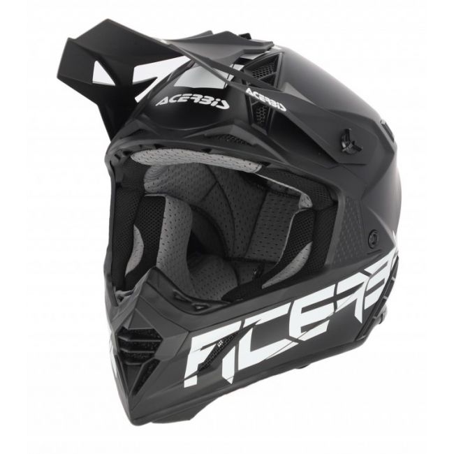 Casca Acerbis X-Track Black White