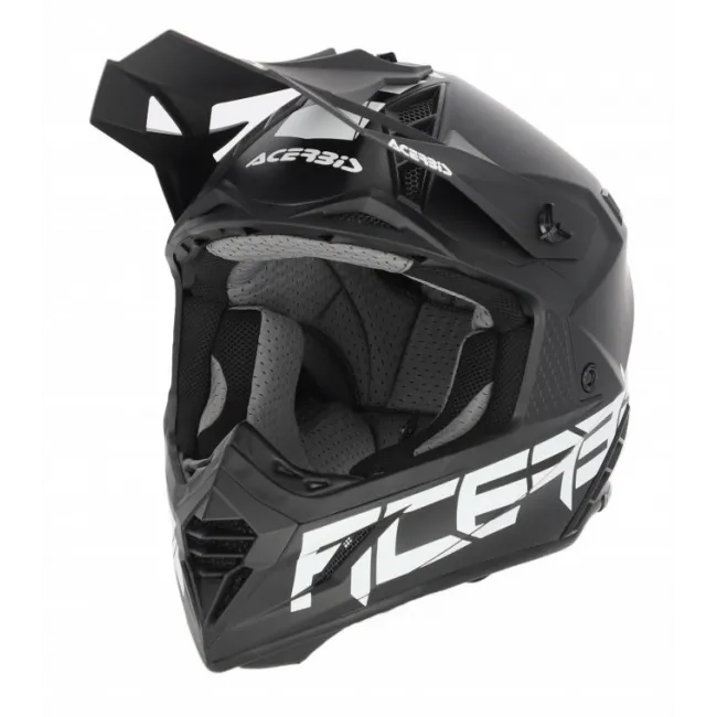 Casca Acerbis X-Track Black White