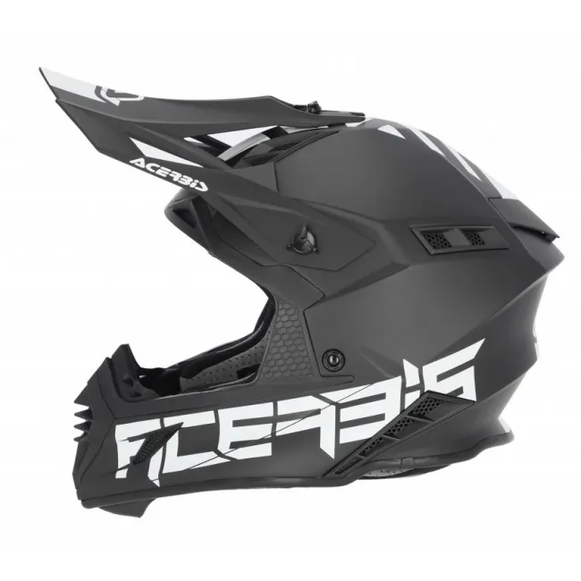 Casca Acerbis X-Track Black White