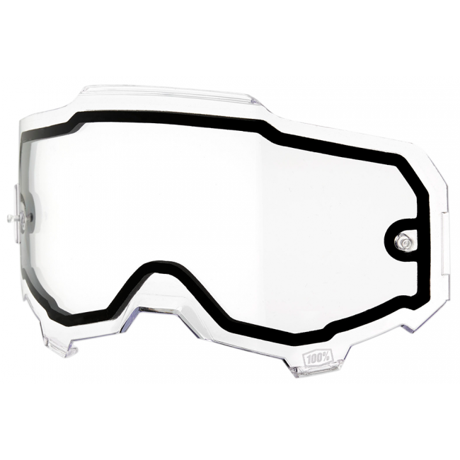 Lentila ochelari 100% Armega/Armatic Dubla transparenta