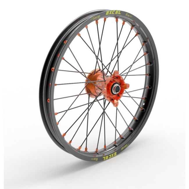 Roata fata KTM 16-22 Kite MX-EN Elite 1.60x21 Orange Black