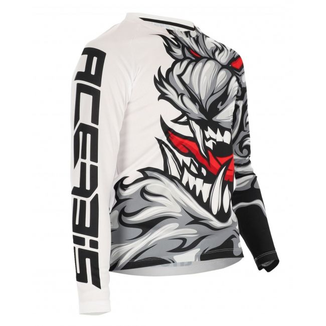 Tricou copii Acerbis MX J-Kid Grey White