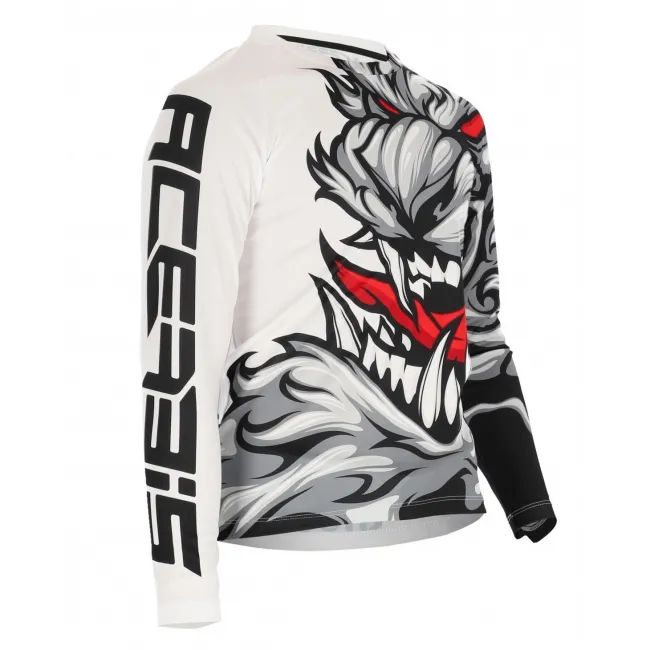 Tricou copii Acerbis MX J-Kid Grey White